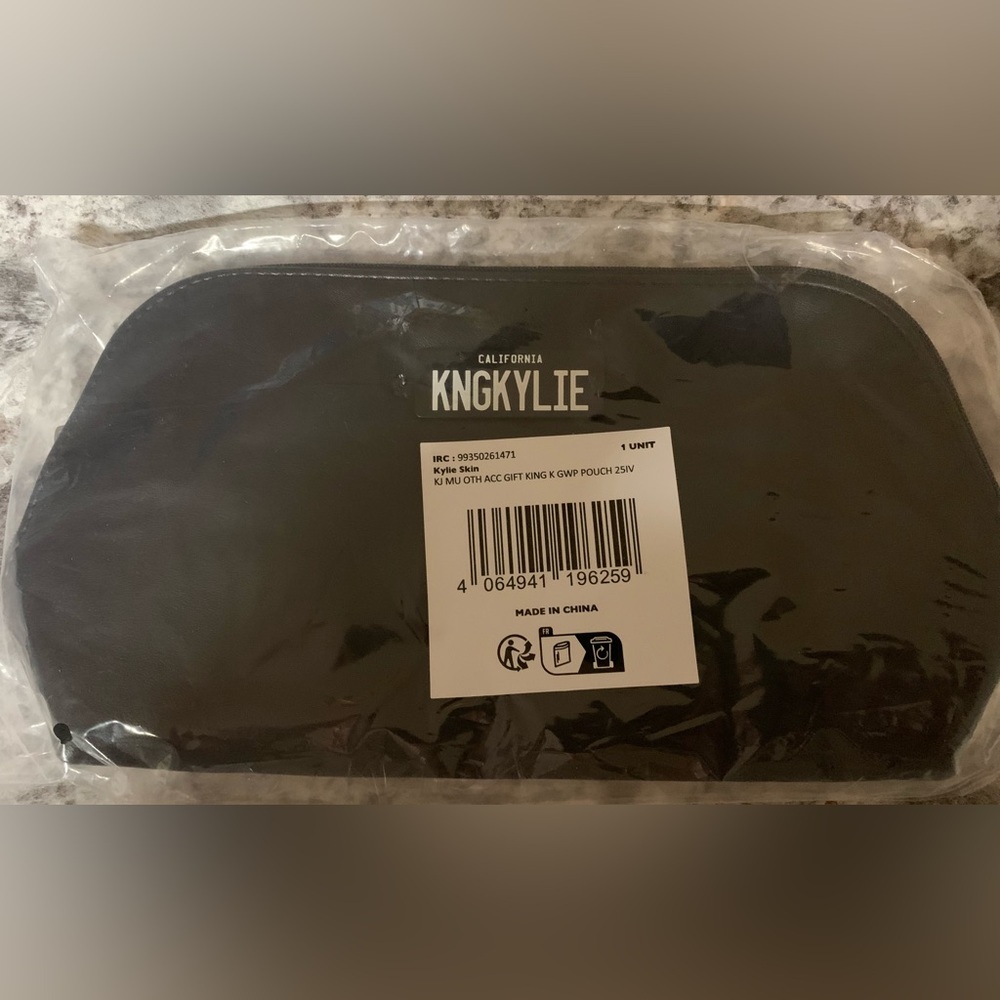 Kylie Cosmetics Black Cosmetic Bag